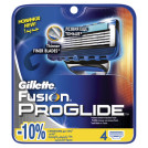 Сменные кассеты для бритья 4 шт., GILLETTE (Жиллет) Fusion ProGlide, для мужчин