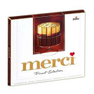 Конфеты шоколадные MERCI (Мерси), ассорти из темного шоколада, 250 г, картонная коробка, 015423-35/49/61