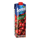Напиток сокосодержащий SANTAL (Сантал) Red, красная вишня, 1 л, тетра-пак, 547754