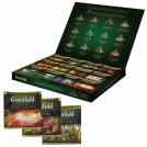 Чай GREENFIELD (Гринфилд), НАБОР 12 видов, 60 пирамидок, 110 г, картонная коробка, 1241-07-1