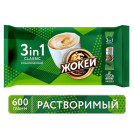Кофе растворимый ЖОКЕЙ 3 в 1 Классический, КОМПЛЕКТ 50 пакетиков по 12 г (упаковка 750 г), 1293-08-2