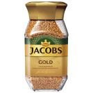 Кофе растворимый JACOBS Gold, сублимированный, 190 г, стеклянная банка, 8051789