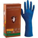 Перчатки латексные смотровые КОМПЛЕКТ 25 пар (50 шт.), M (средний), синие, SAFE&amp;CARE High Risk DL/TL210