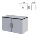Шкаф-антресоль Монолит, 740х390х450 мм, цвет серый, АМ01.11