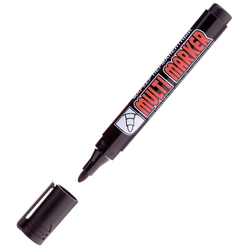 Маркер перманентный Multi marker 3мм черный Crown