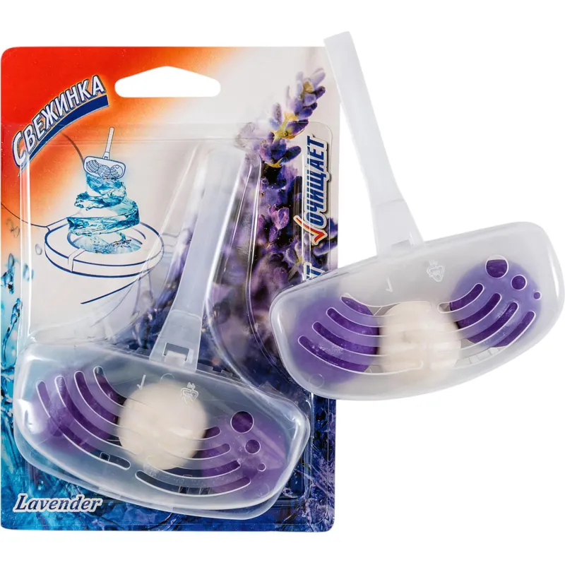 Блок для унитаза гигиенический Свежинка Лаванда