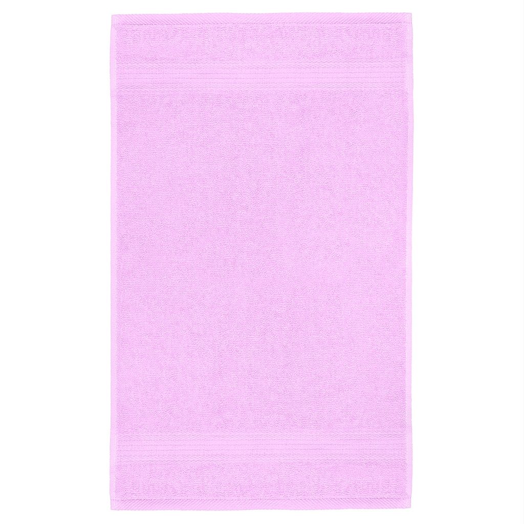 Полотенце махровое "Гермес" 35х60см, гладкокрашенное, 325г/м2, пастельно-розовый (Россия)