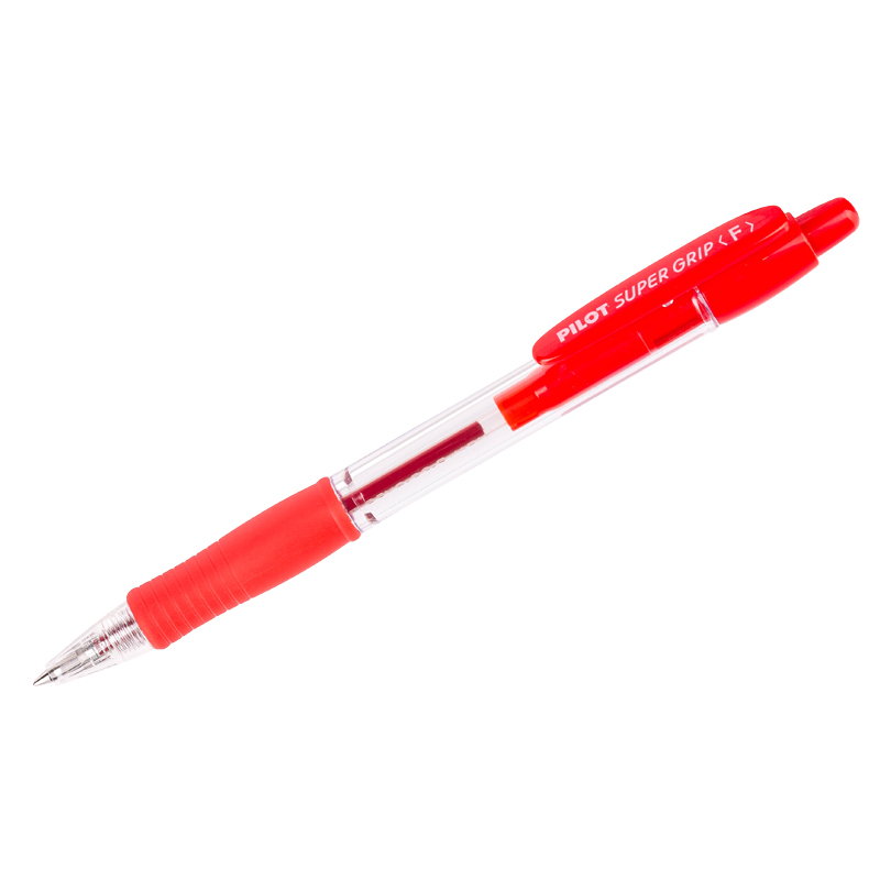 Ручка шарик. автомат. Pilot BPGP-10R-F-R красная, 0,7мм, красный грип