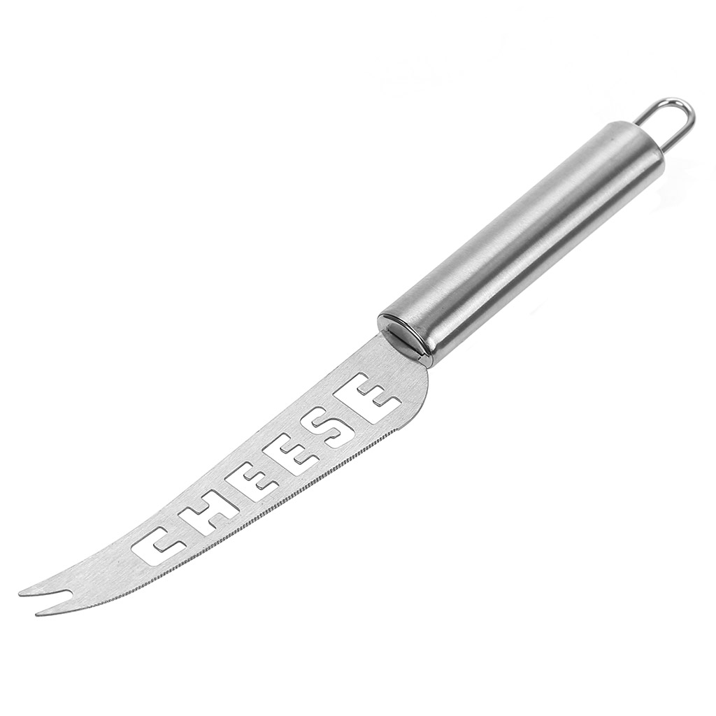 Нож для сыра "Модерн" из нержавеющей стали 12см, на картоне, длина 26см (Китай)