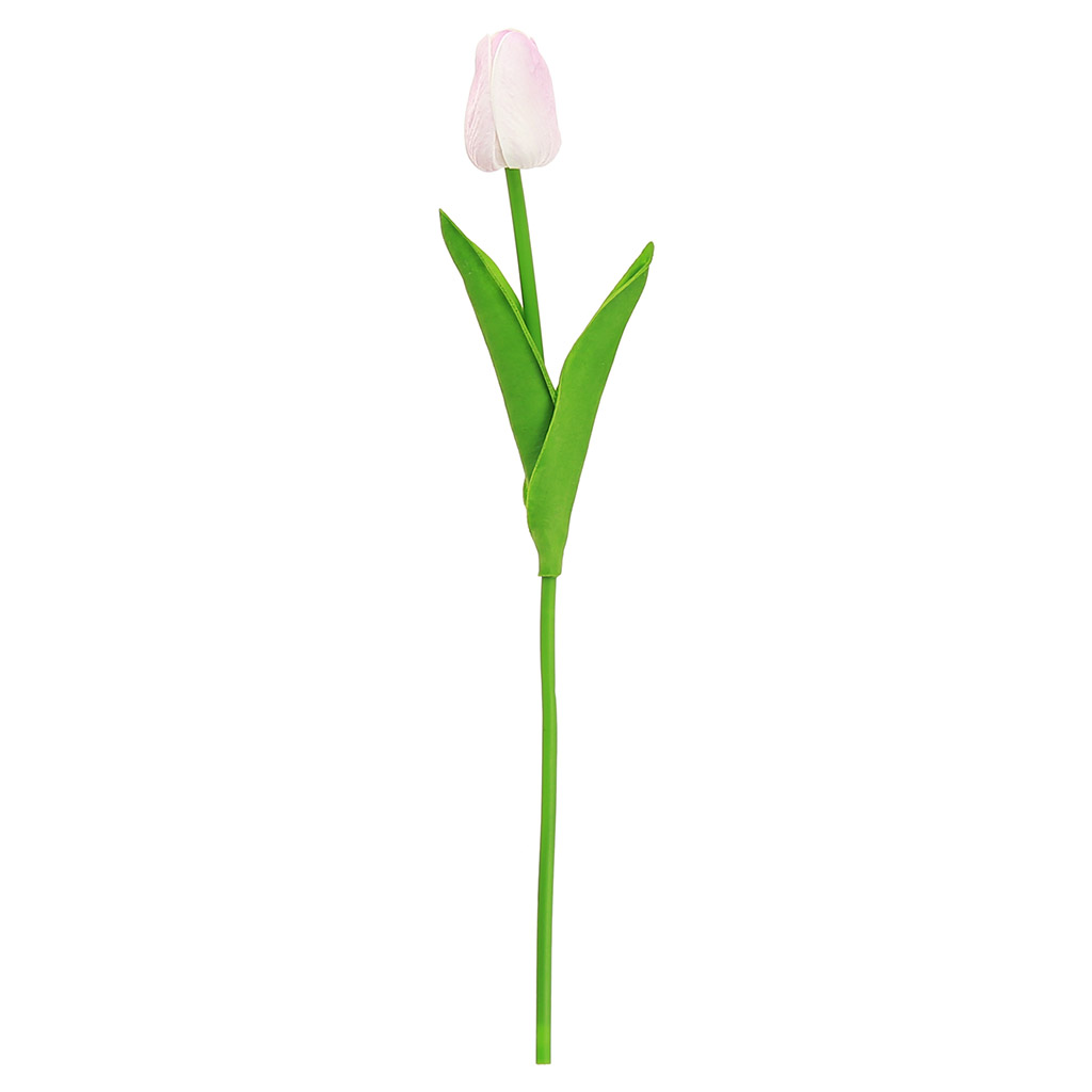 Цветок "Тюльпан" цвет - нежно-розовый, 32см, цветок - д3х4см (Китай)