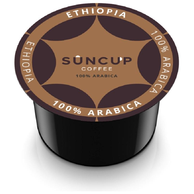Кофе в капсулах Suncup Ethiopia жареный, молотый, 50кап/1уп