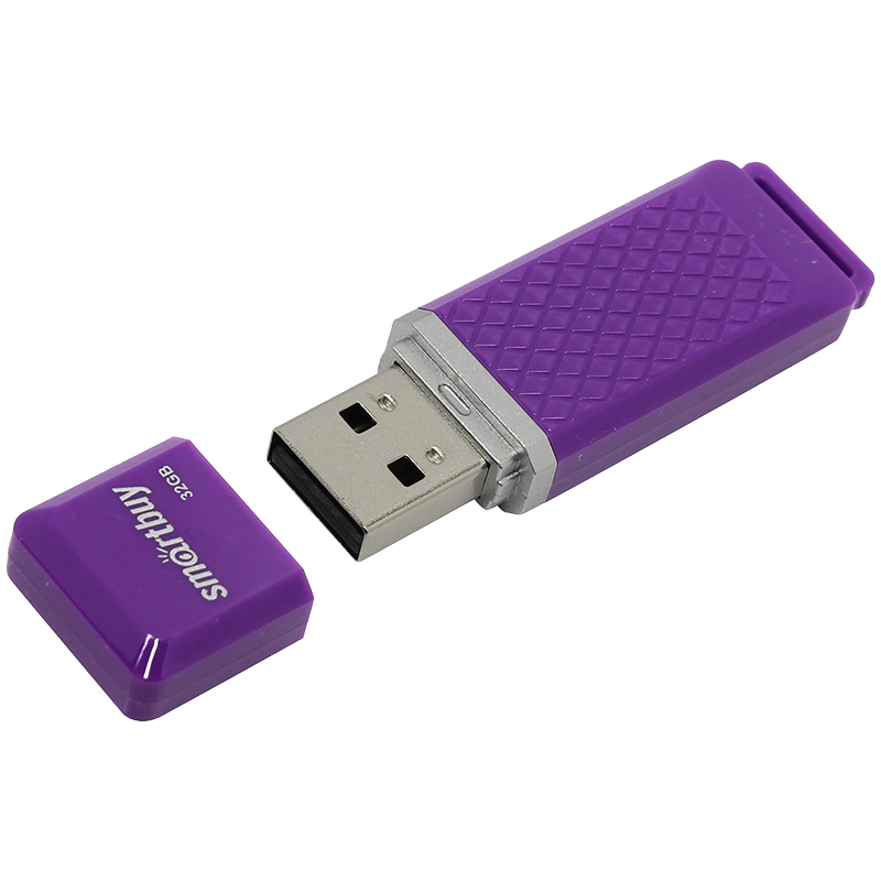 Память Smart Buy Quartz  8GB, USB 2.0 Flash Drive, фиолетовый