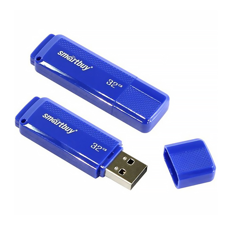 Память Smart Buy Dock  32GB, USB 2.0 Flash Drive, синий
