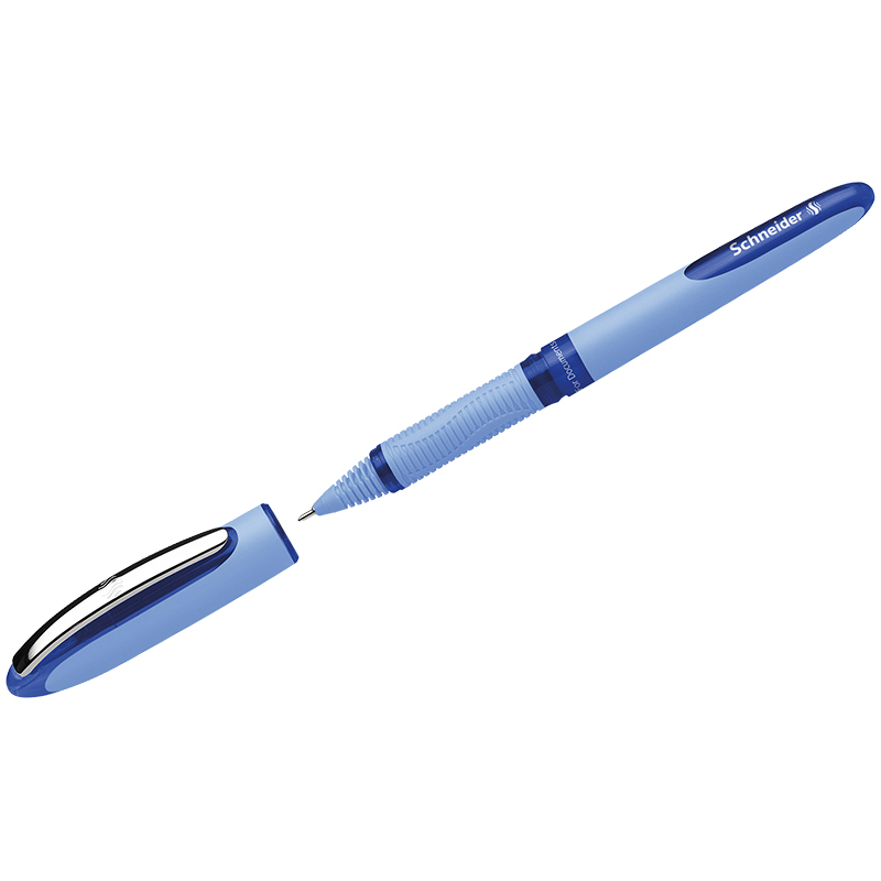 Роллер Schneider "One Hybrid N" синяя, 0,7мм, игольчатый пишущий узел, одноразовая