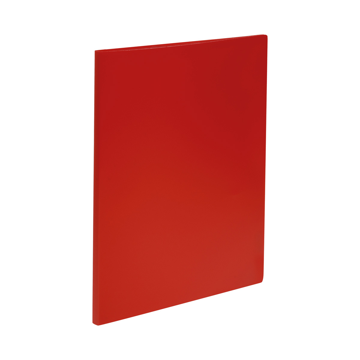 Папка файловая 30 красная СТАММ А4 17мм 500мкм пластик