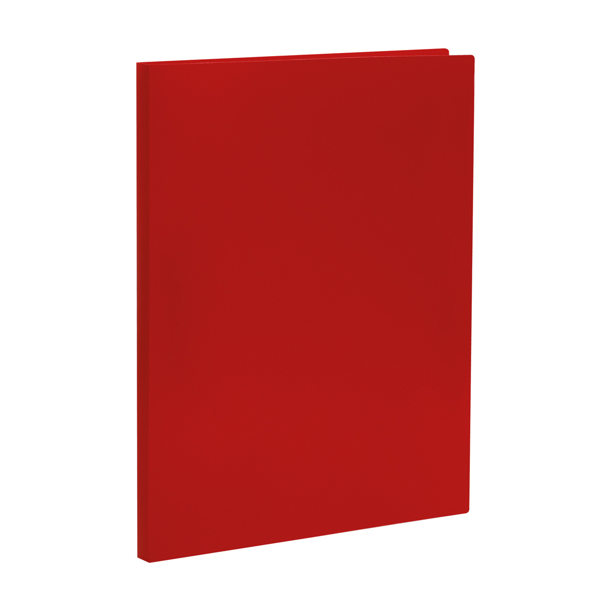 Папка с прижимом СТАММ А4 14мм 500мкм пластик красная
