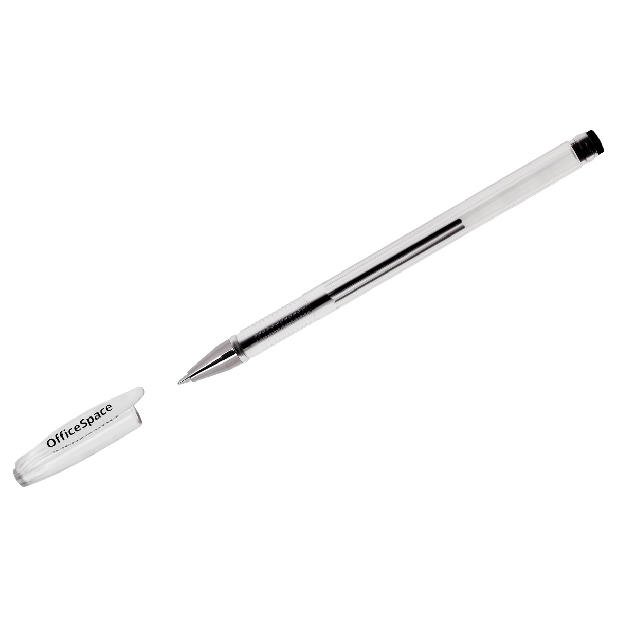 Ручка гелевая OfficeSpace Classic черная, 0,5мм
