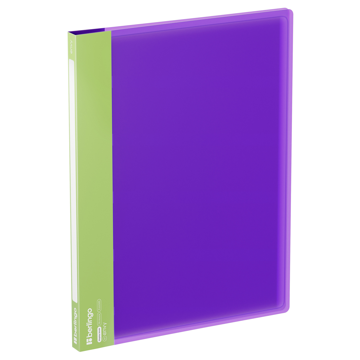 Папка файловая 10 Berlingo Envy, 17мм, 700мкм, с внутр. карманом, фиолетовая
