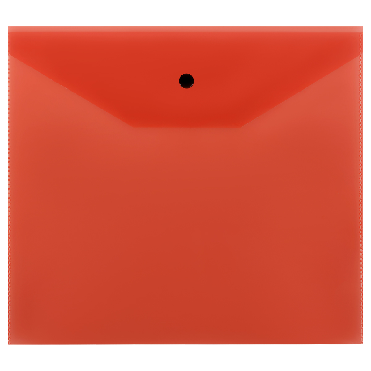 Папка-конверт А5+ на кнопке 120мкм красная СТАММ