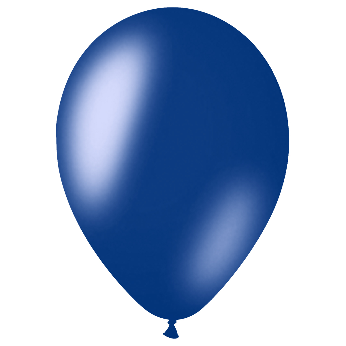 Воздушные шары 50шт М12/30см MESHU металлик синий