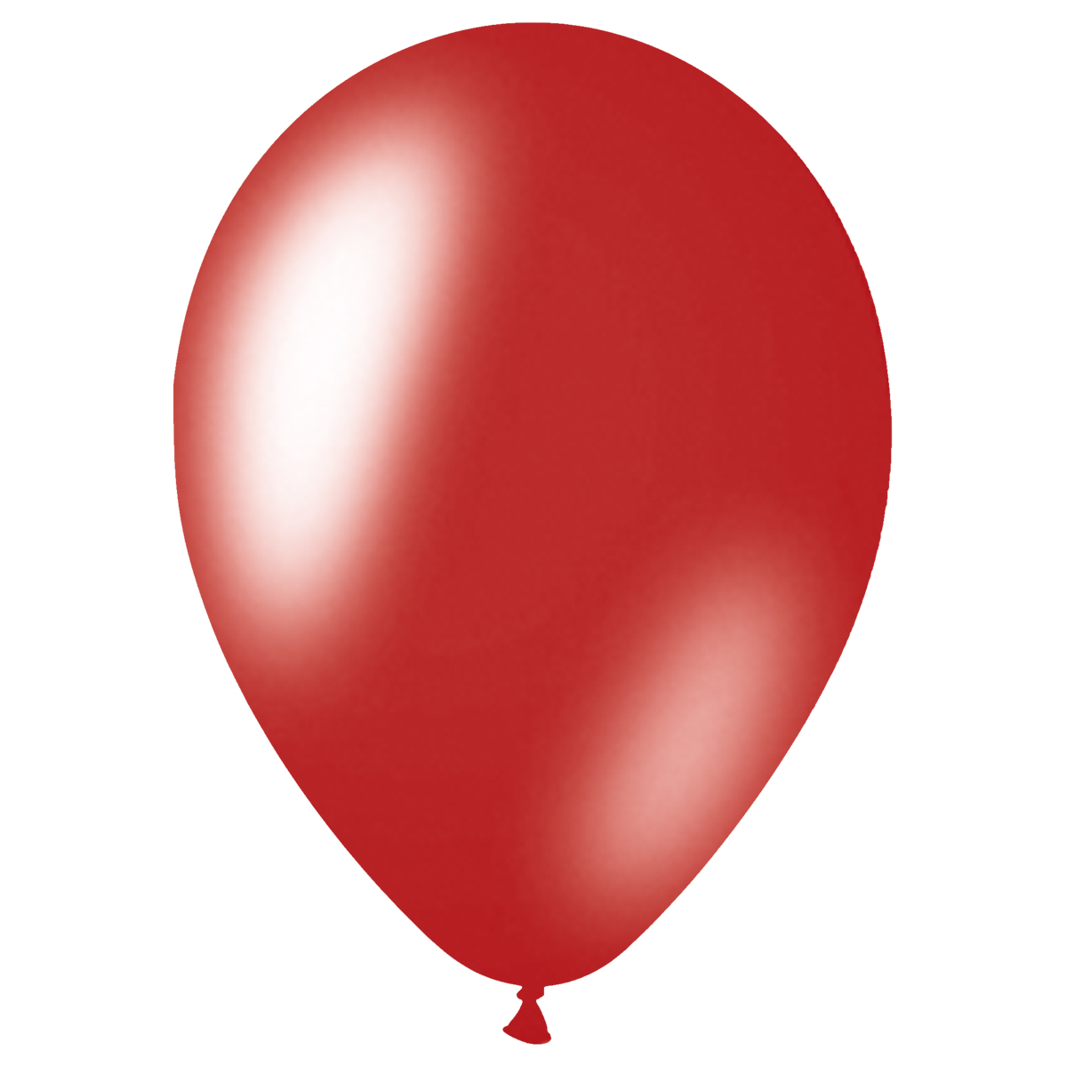 Воздушные шары 50шт М12/30см MESHU металлик красный