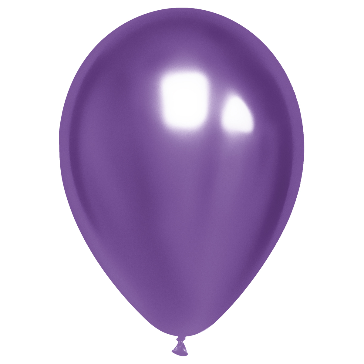 Воздушные шары 50шт М12/30см MESHU хром фиолетовый