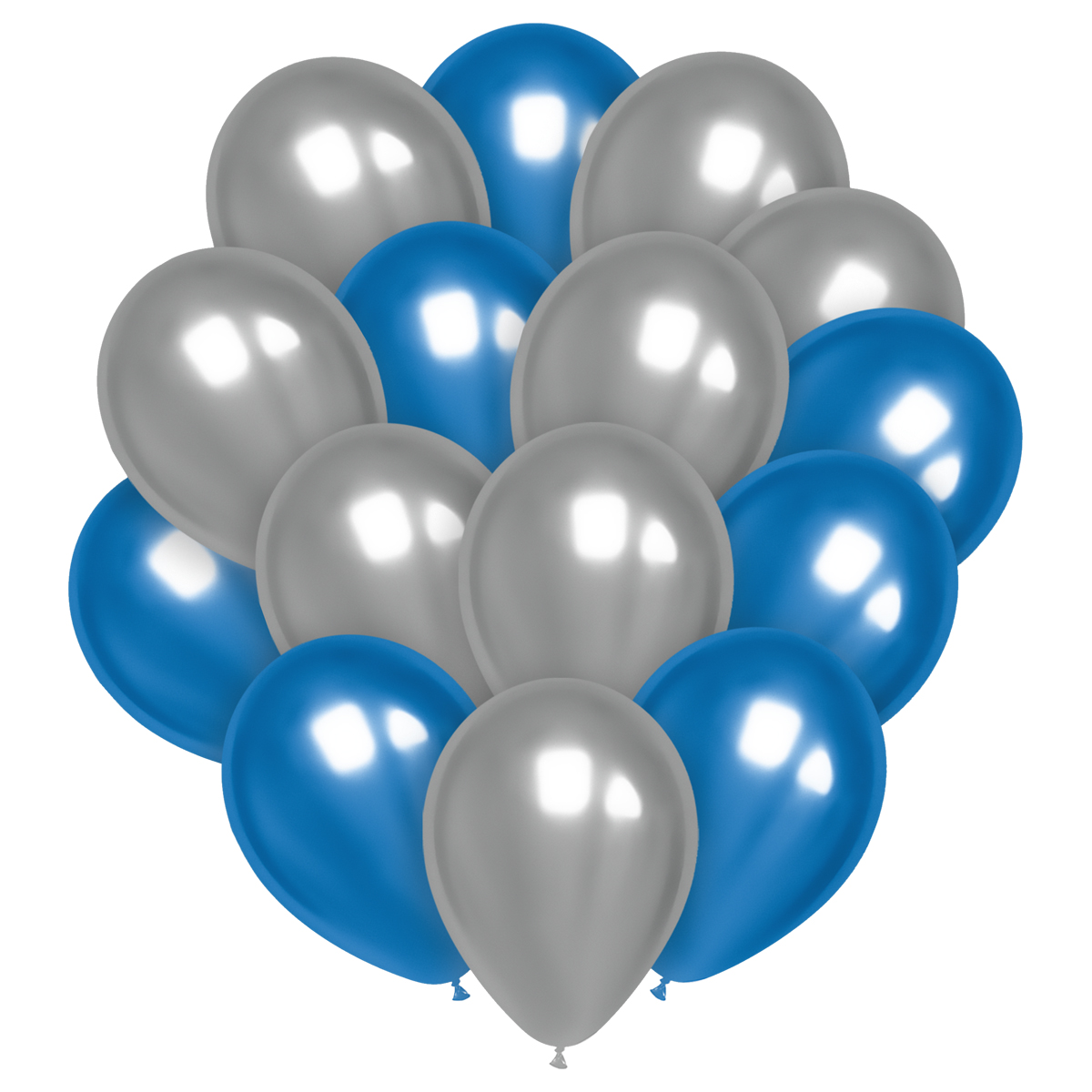 Воздушные шары 25шт М12/30см MESHU Blue