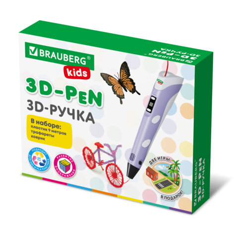 Ручка 3D с трафаретами PLA - пластиком и термоковр