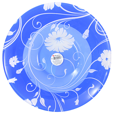"Блю Серенейд (Serenade Blue)" Салатник стеклянный 800мл, д23см, h6,5см, Pasabahce (Россия)