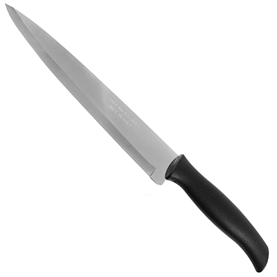 "Tramontina Athus" Нож кухонный 20см, пластмассовая ручка, черный (Бразилия)