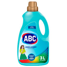 Жидкое моющее средство для стирки "ABC Цветной" 3л