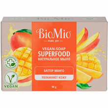 Мыло натуральное BioMio Vegan-Soap Superfood Баттер манго, 90 г