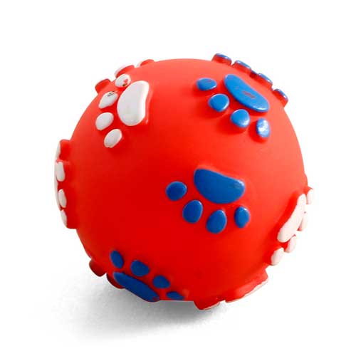 Игрушка для собак из винила Мяч с лапками, d60мм