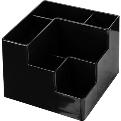 Подставка-органайзер для канцелярских мелочей Attache Line 6 отделений черная