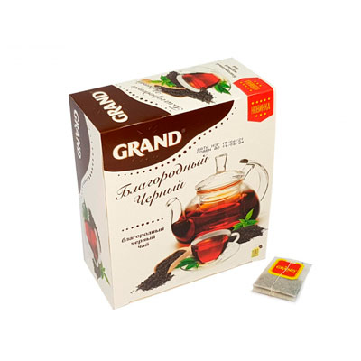 Чай Grand Благородный черный, 100пак/уп