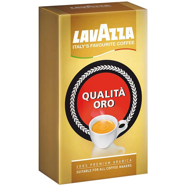 Кофе молотый Lavazza Qualita. Oro, вакуумный пакет, 250г