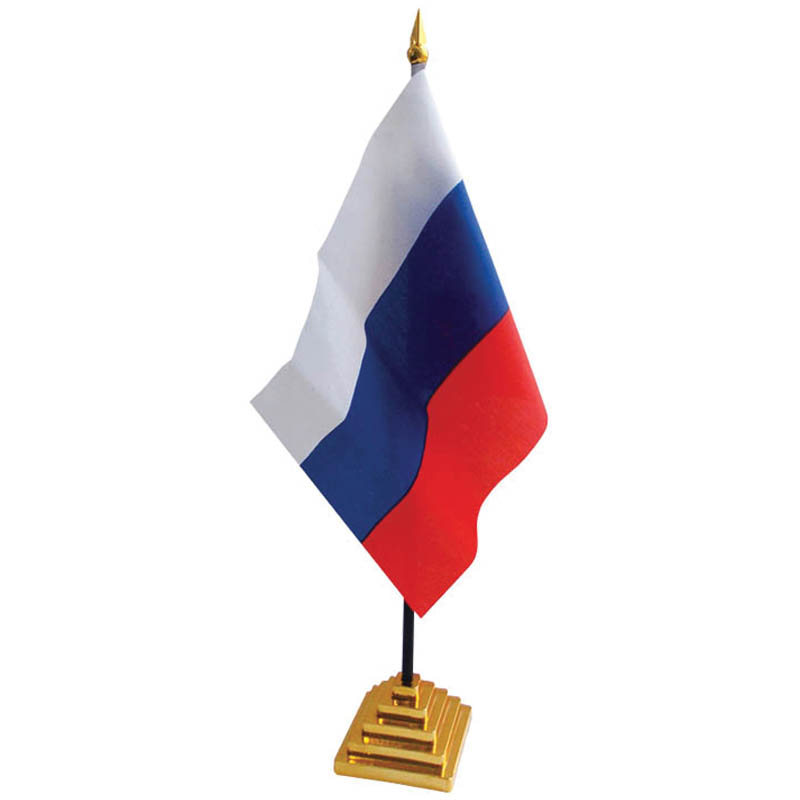 Флаг настольный Россия ArtSpace, пластик. подставка