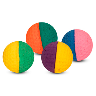 Мяч для гольфа двухцветный (туба 60 шт) 29Т