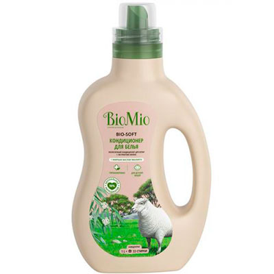 Кондиционер-концентрат для белья BioMio Bio-Soft Экологичный с эфирным маслом эвкалипта, 1000 мл
