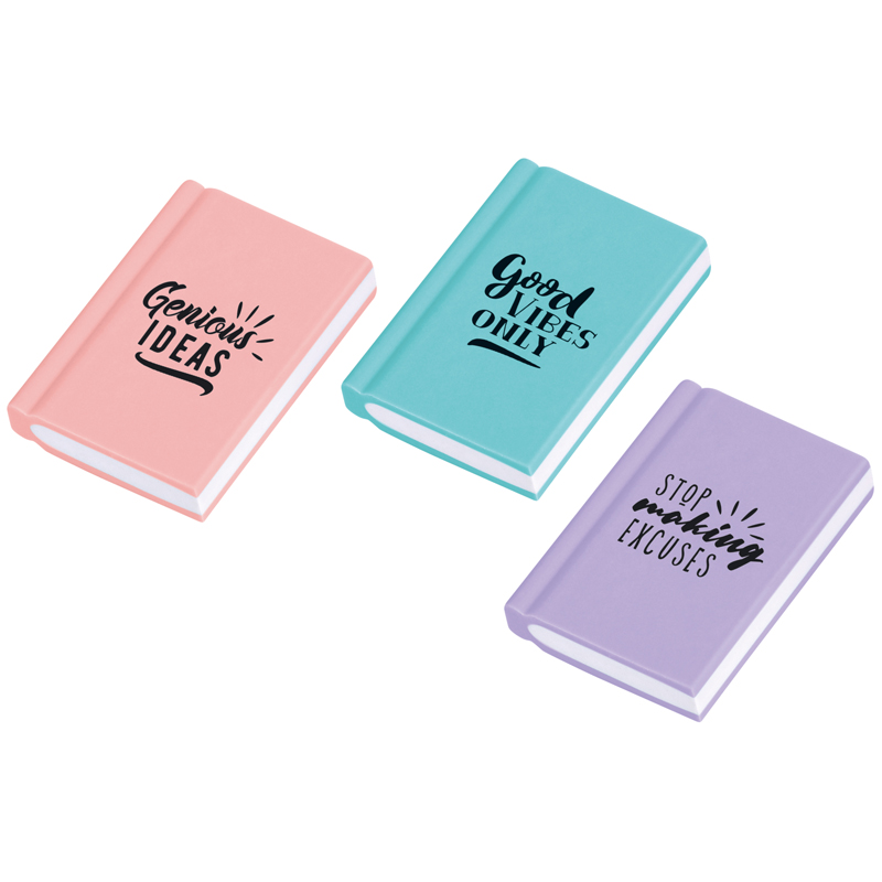Ластик Berlingo Notebook, термопластичная резина, цвета ассорти, 48*34*8mm