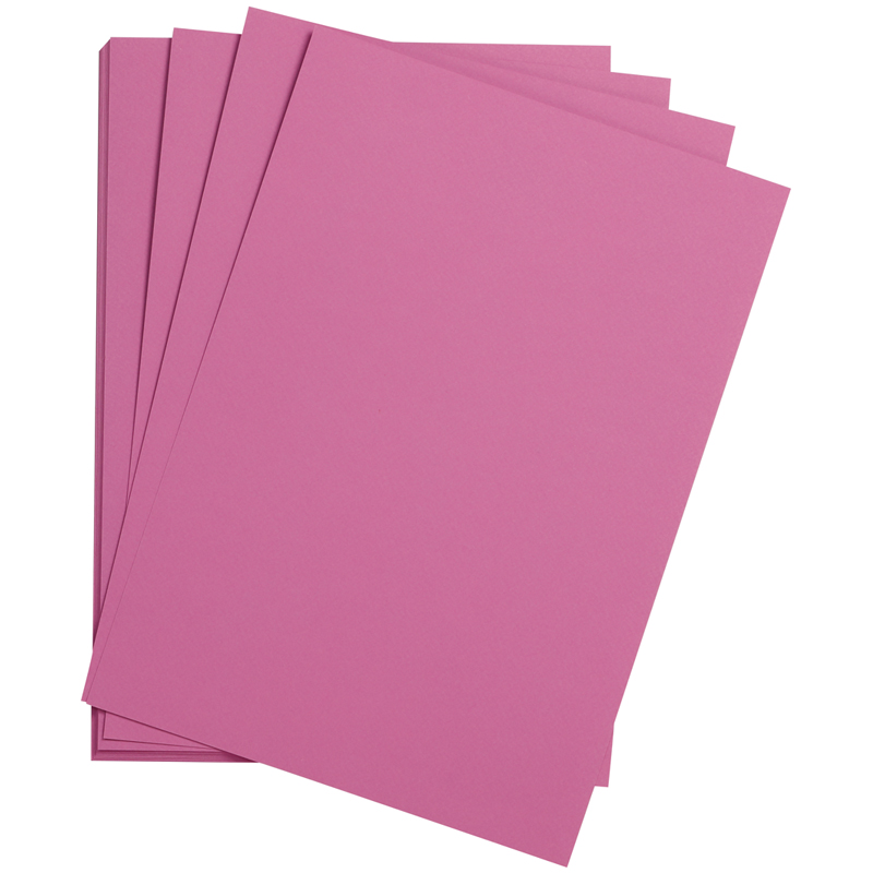 Цветная бумага 500*650мм., Clairefontaine Etival color, 24л., 160г/м2, фиолетовый, легкое зерно, хлопок
