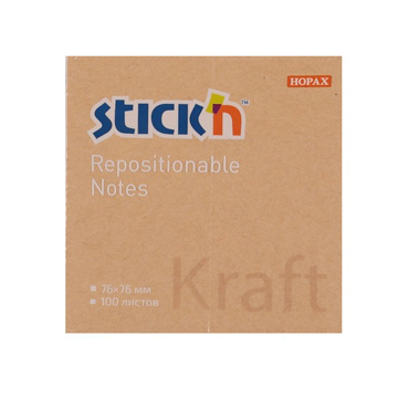 Блок самоклеящийся Stick`n Kraft Notes 76x76мм 100л