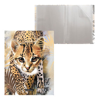 Папка файловая пластиковая ErichKrause® Wild Cat, c 20 карманами, A4