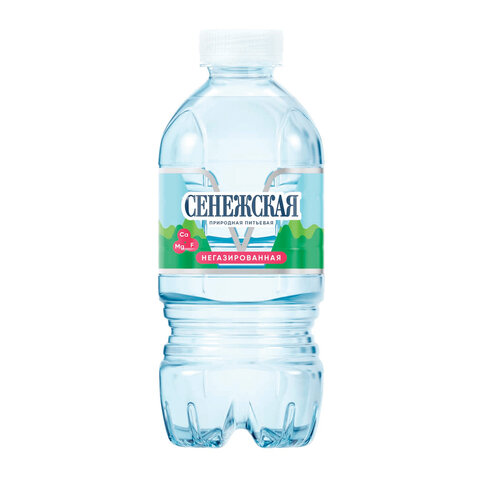Вода негазированная питьевая СЕНЕЖСКАЯ, 0,33 л, пластиковая бутыль