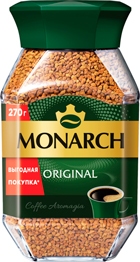 Кофе растворимый Monarch, 270г стекло