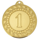 Медаль 1 место 45 мм золото DC#MK309a-G