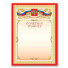 Грамота Почетная BRAUBERG А4, мелованный картон, 1
