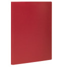 Папка с боковым металлическим прижимом STAFF, красная, до 100 листов, 0,5 мм, 229234